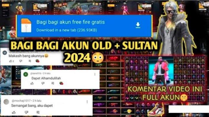 AKUN FF - Pemain game Free Fire alias FF biasanya memburu sejumlah akun yang penuh skin senjata atau perlengkapan lain