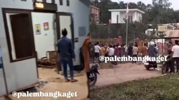 HANCUR KANTOR POLSEK Diserang Warga Gara-gara Bandar Narkoba Ditangkap, Kapolsek: Tetap Tenang