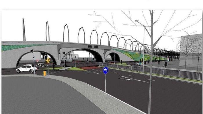 ILUSTRASI desain flyover