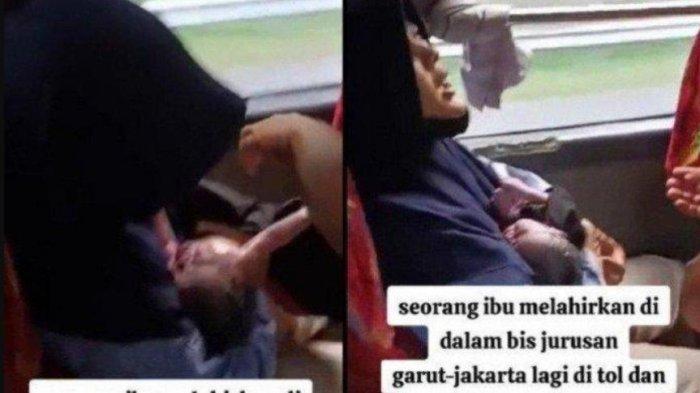 Ibu Melahirkan di Bus