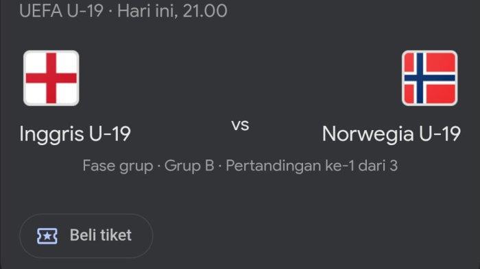 EURO U19 - Timnas Inggris U-19 akan menjamu Norwegia U-19 dalam pertandingan Euro U-19 pada Sabtu (14/6/2025) malam.
