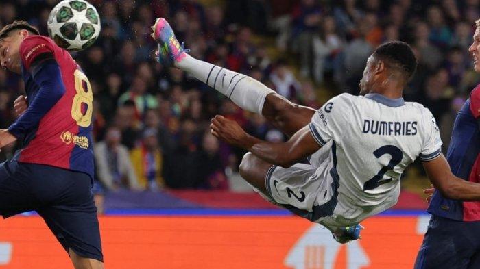 LIGA CHAMPIONS - Inter Milan akan menjamu Barcelona dalam pertandingan leg kedua babak semifinal Liga Champions pada Rabu (7/5/2025) dini hari.