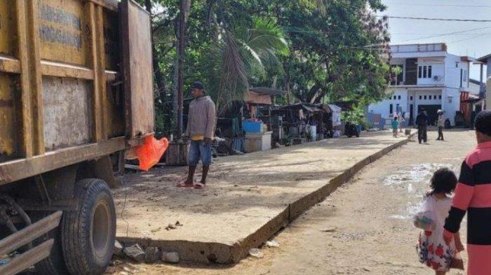 Jalan Baru Dicor Rusak