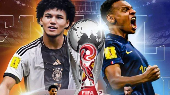Jerman U-17 akan menghadapi Prancis U-17 dalam pertandingan Final Piala Dunia U-17 pada Sabtu (2/12/2023) malam.