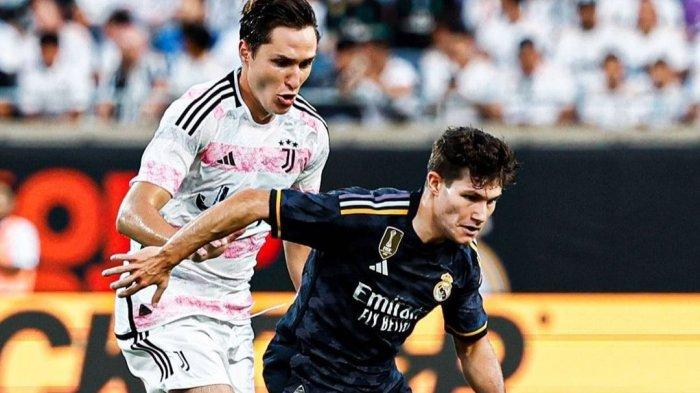 Juventus mengalahkan Real Madrid 3-1 dalam pertandingan pramusim mereka di AS pada Kamis (3/8/2023) pagi.