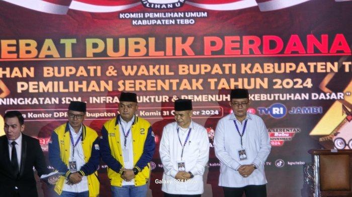  KPU Kabupaten Tebo Gelar Debat Pertama Kandidat Calon Bupati dan Calon Wakil Bupati