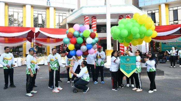 Kajati Jambi Gelar Kegiatan Olahraga Bersama