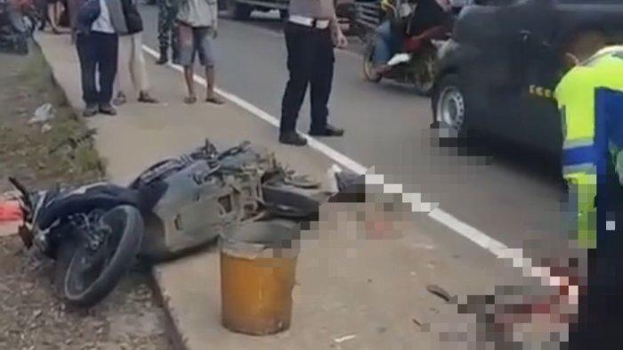Kecelakaan Maut Motor vs Mobil Truk CPO di Bagan Pete Kota Jambi, Korban Meninggal di Tempat