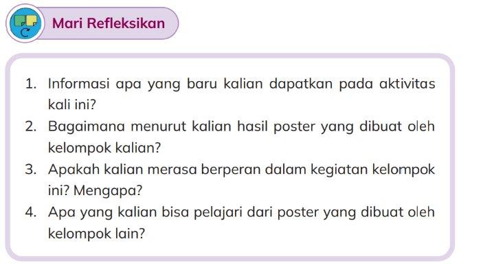 Gambar soal untuk kunci jawaban Ilmu Pengetahuan Alam dan Sosial (IPAS) Kelas 3 SD Kurikulum Merdeka bagian Mari Refleksikan BAB 2 Ayo, Mengenal Siklus pada Makhluk Hidup halaman 51.