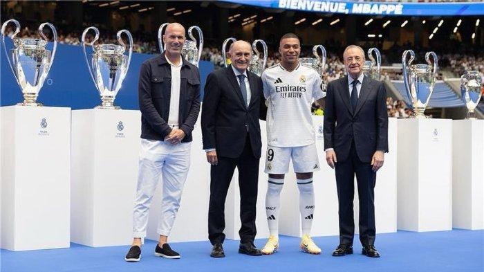 Kylian Mbappe diperkenalkan sebagai pemain Real Madrid