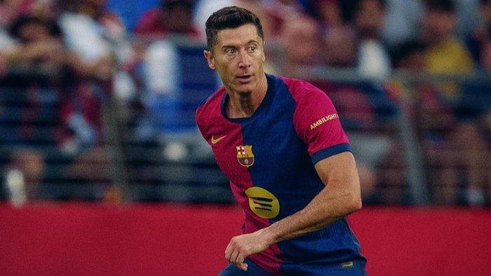 Lewandowski di Barcelona.