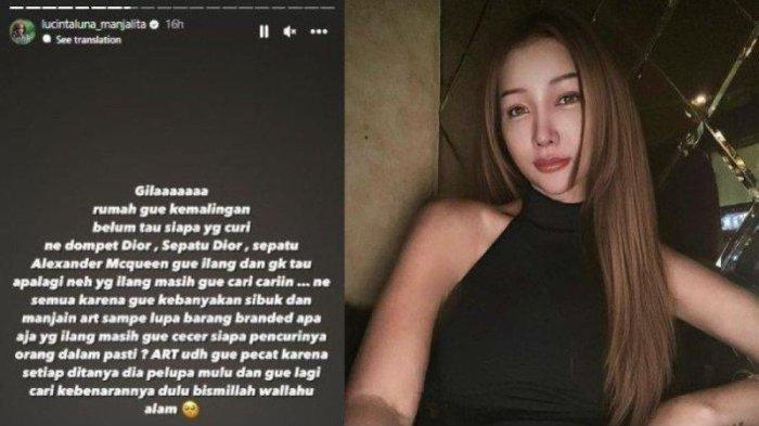Lucinta Luna panik rumahnya kemalingan dan kehilangan barang-barang mewah