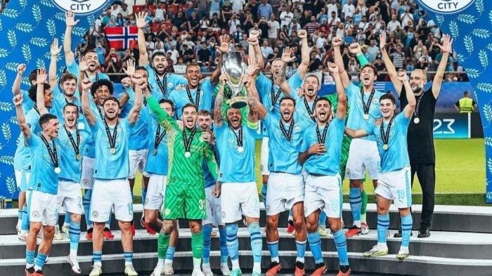 Manchester City juara Piala super Eropa setelah mengalahkan Sevilla lewat adu Penalti