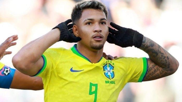 Marcos Leonardo, penyerrang Brasil dan Santos FC yang diminati AS Roma