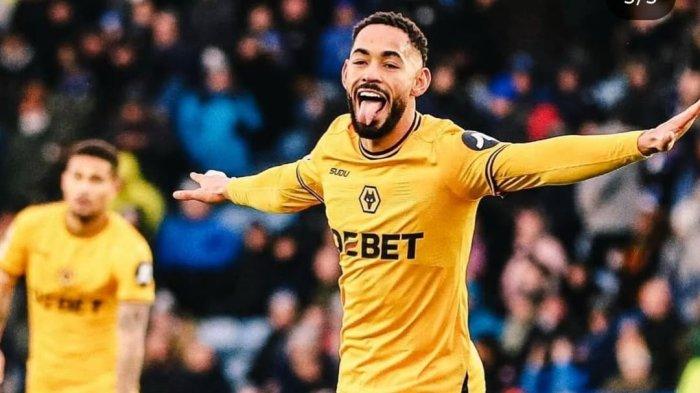 Matheus Cunha, penyerang Wolves yang diminati Arsenal.