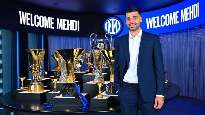 Mehdi Taremi diperkenalkan sebagai pemain baru Inter Milan.