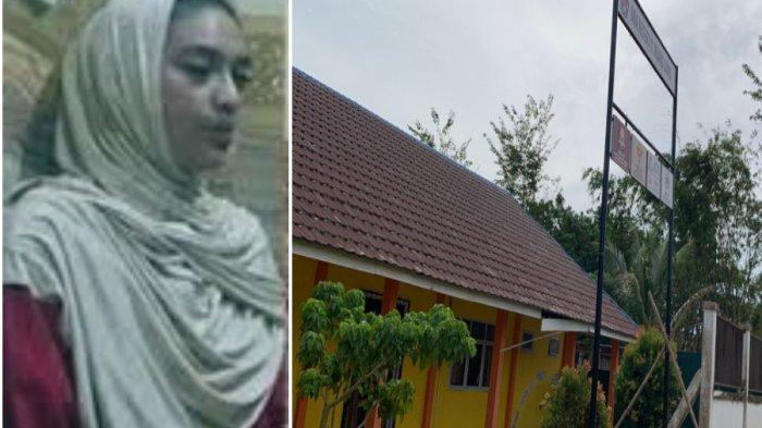 Misri Puspita Sari (kiri), satu dari tiga tersangka kasus pembunuhan Brigadir Nurhadi di Gili Trawatangan, Lombok, Provinsi NTB.