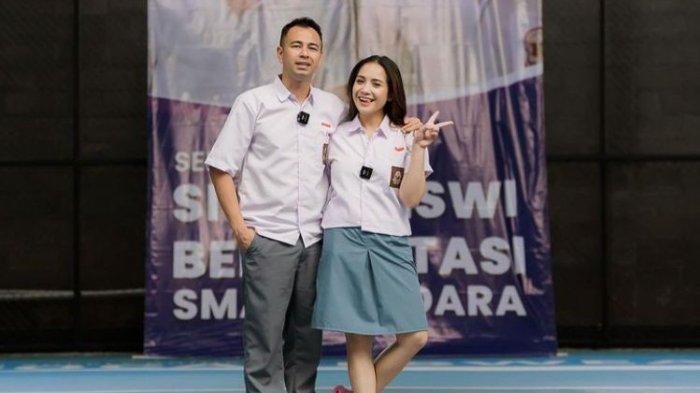 Nagita Slavina dan Raffi Ahmad Rayakan Ulang Tahun Pakai Seragam SMA
