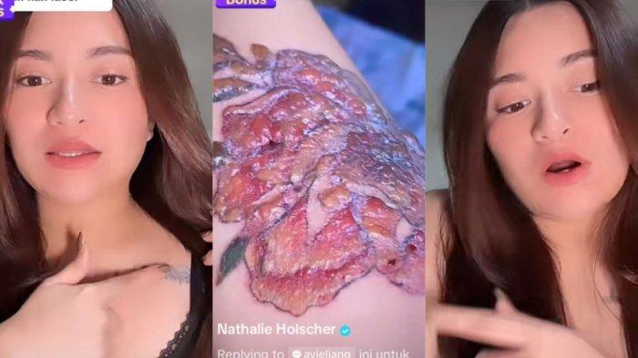 Nathalie Holscher tunjukkan bukti menghapus tato demi Sule