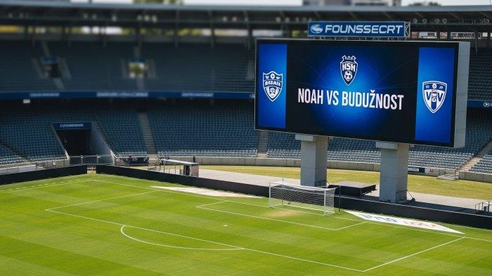 UCL. Prediksi Skor  Noah vs  Budućnost, Kualifikasi Champions League Selasa 8/7/2025 Pukul 23.00 WIB