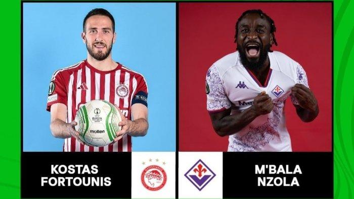 Olympiakos vs Fiorentina di Final Liga Konferensi Eropa pada Kamis (30/5/2024) dini hari.