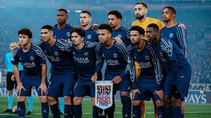 LIGUE 1 - Para pemain PSG berfoto sebelum pertandingan. PSG akan menjamu AS Monaco dalam pertandingan Ligue 1 malam ini, Sabtu (8/2/2025) dini hari. (Foto ini diambil dari Instagra klub PSG pada Jumat (7/2/2025).