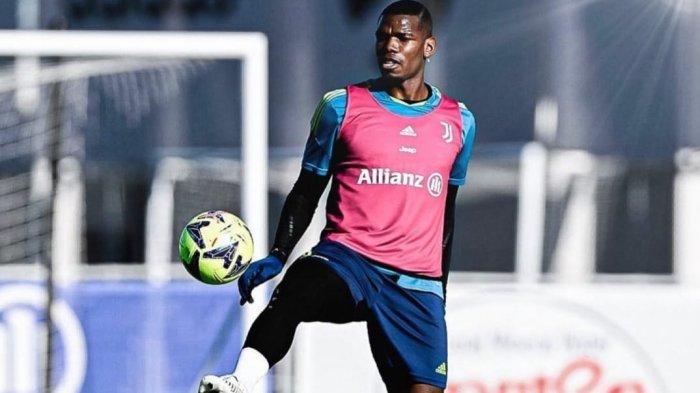 Paul Pogba Latihan di Juventus, siap tampil saat menghadapi Monza di Serie A Italia pada Minggu (29/1/2023).