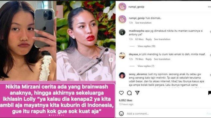 Postingan Akun Gosip