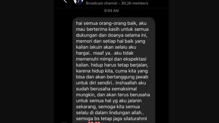 Postingan Thariq Halilintar