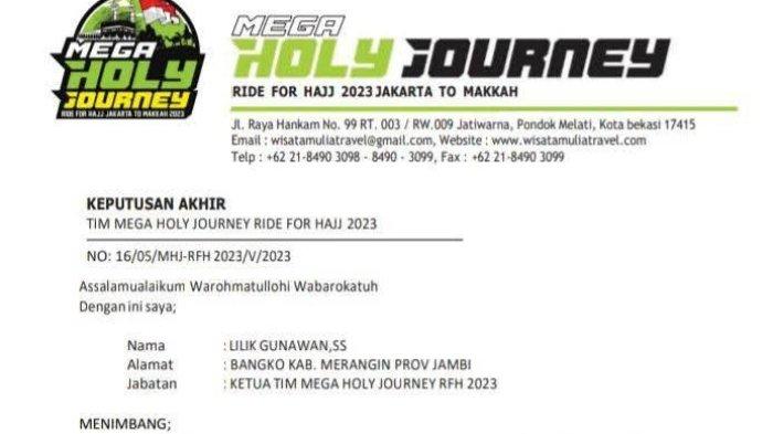 Postingan sosial akun Megi Saputra di grup Facebook Touring Motor Indonesia yang beranggota 257 ribu. 