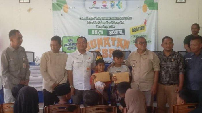 Puluhan Anak di Geragai Tanjab Timur, Ikuti Khitanan Massal Gratis SKK Migas PetroChina