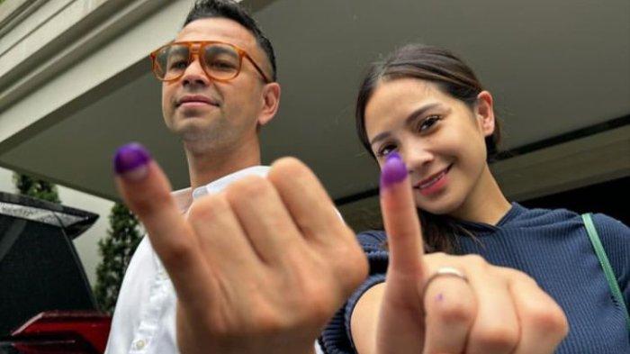 Raffi Ahmad dan Nagita Slavina Nyoblos di TPS
