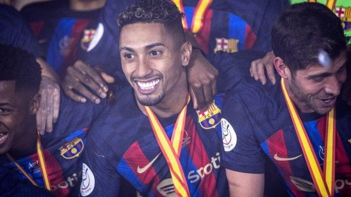 Raphinha merasa nyaman di Barcelona di tengah rumor transfer Arsenal