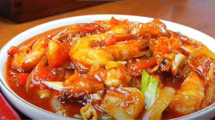 Resep Udang Saus Padang