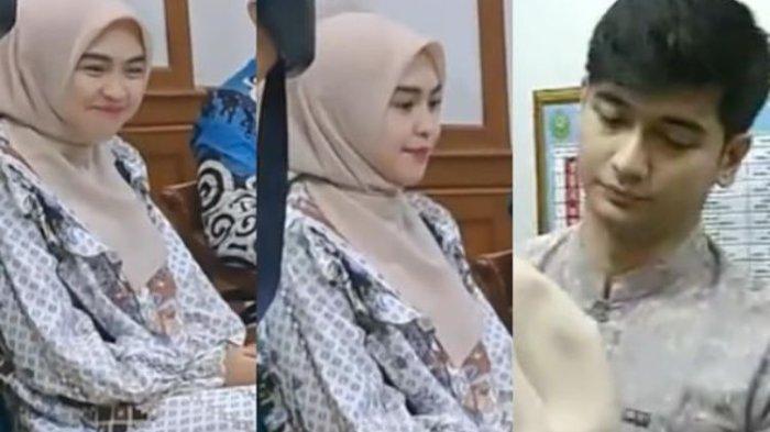 Ria Ricis dan Teuku Ryan saat Menghadiri Persidangan lanjutan, Senin (1/4/2024)
