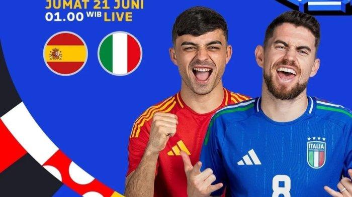 Sapnyol akan menghadapi Italia dalam pertandingan Euro 2024 malam ini, Jumat (21/6/2024) dini hari.