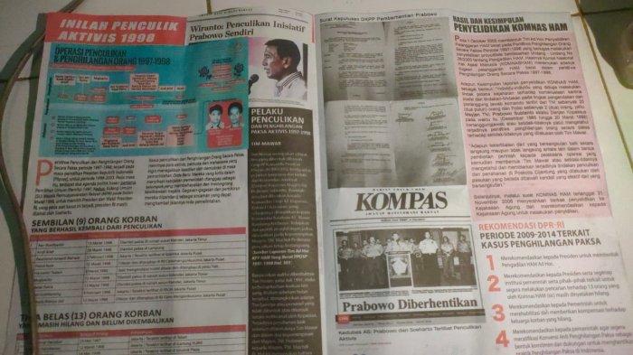 Beredar Selebaran Achtung Mag Edisi 1 yang menyudutkan calon presiden dan wakil presiden Prabowo-Gibran di Jambi.