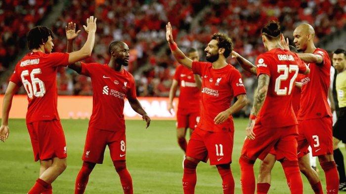 Skuad Liverpool di Laga Pramusim 2022/23, tim asuhan Jurgen Klopp akan menghadapi RB Leipzig di laga pramusim ketiga merka malam ini, atau pada Jumat (22/7/2022) dini hari.