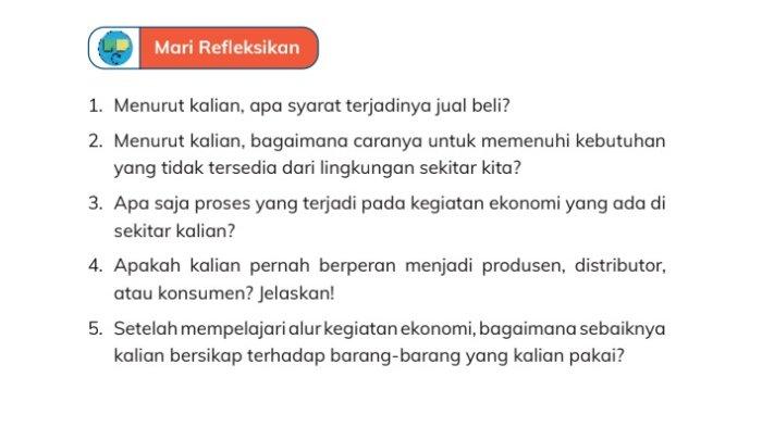 Soal  materi kelas 4  Ilmu Pengetahuan Alam dan Sosial halaman 190.