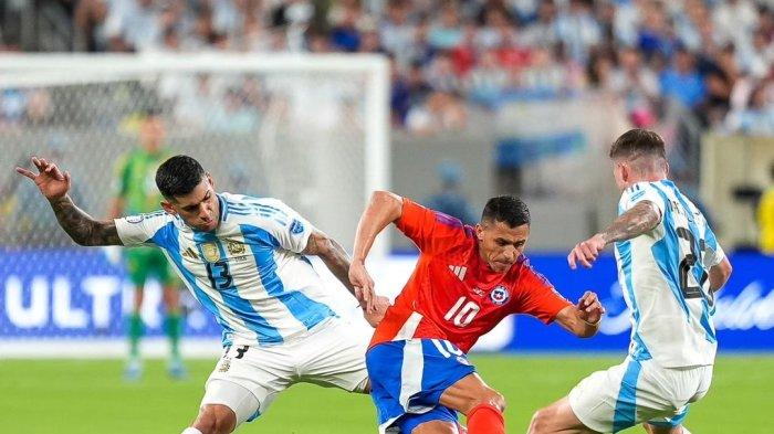 Timnas Argentina vs Timnas Chile Chili