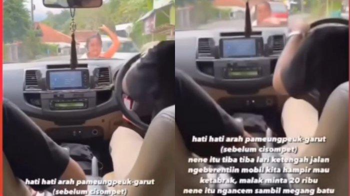 Vira Nenek Di Garut Palak Pengendara Mobil
