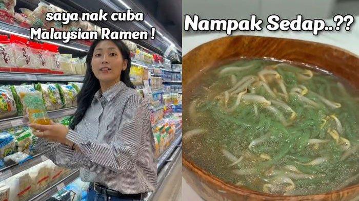 TikTok masak cendol yang dikiranya ramen.