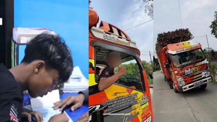 Viral sosok Kukuh Hedrawan, sopir truk tebu ugal-ugalan di Sragen demi konten di sosial media.