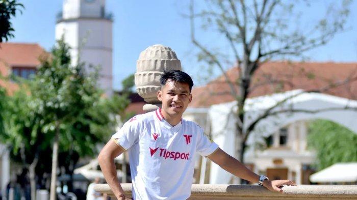 Witan Sulaeman melakoni debutnya di AS Trencin melawan Ruzomberok di Liga Fortuna Slovakia