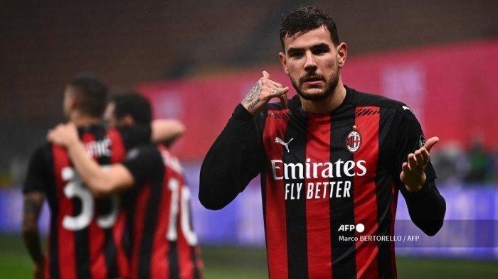 Bek sayap AC Milan, Theo Hernandez sudah pulih dan siap dimainkan kala Milan menjamu Sassuolo
