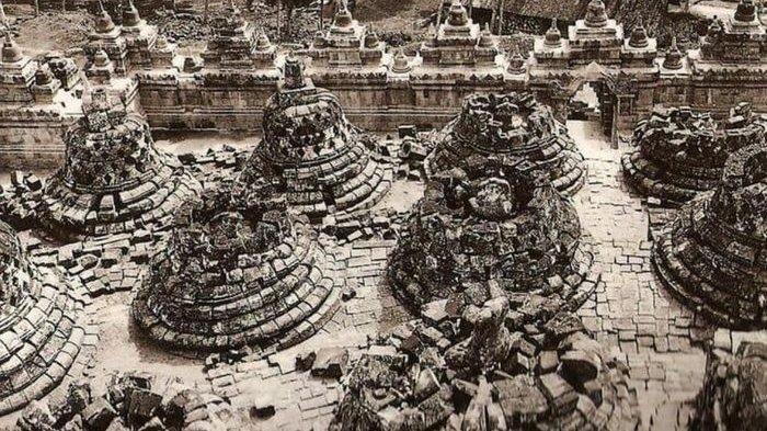 Candi Borobudur foto lawas