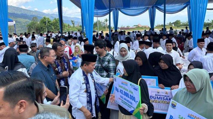 Santunan JKM BPJS Ketenagakerjaan Diserahkan Saat Launching Dumisake di Kerinci 