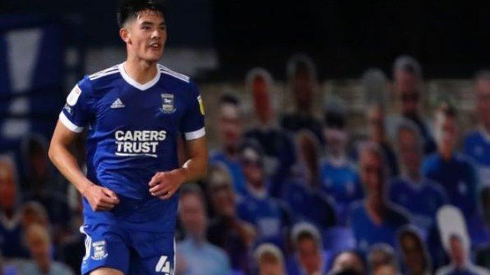 Elkan Baggott ketika tampil dalam laga Ipswich Town vs Gillingham pada ajang EFL Trophy yang digelar di Stadion Portman Road, Selasa (6/10/2020). Ini merupakan debut Elkan Baggott bersama tim senior Ipswich Town.