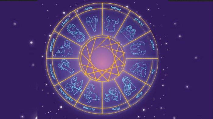 Ilustrasi logo zodiak.