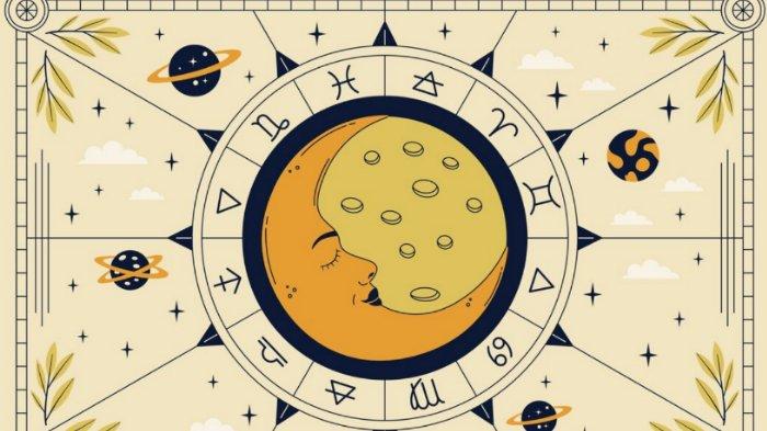 Ilustrasi logo zodiak.